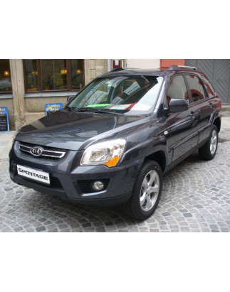 KIA SPORTAGE 2008-2010 OUTLET CORNICI FENDINEBBIA ANTERIORI (Cod. AP-123_A4x4)
