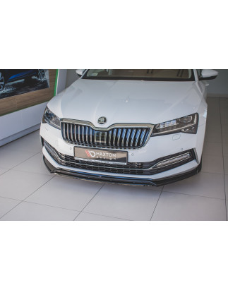SPLITTER ANTERIORE V.3 Skoda Superb Liftback / Combi Mk3 Facelift (Cod. M-SK-SU-3F-FD3G+FD3RG)