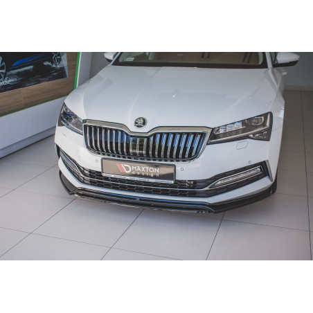 SPLITTER ANTERIORE V.3 Skoda Superb Liftback / Combi Mk3 Facelift (Cod. M-SK-SU-3F-FD3G+FD3RG)