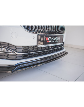 SPLITTER ANTERIORE V.3 Skoda Superb Liftback / Combi Mk3 Facelift (Cod. M-SK-SU-3F-FD3G+FD3RG)