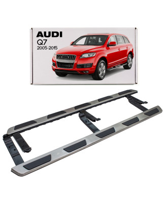 AUDI Q7 4L 2005-2015 PEDANE LATERALI SOTTOPORTA 4L0071065 STILE OEM (Cod. AP-168_A4x4)