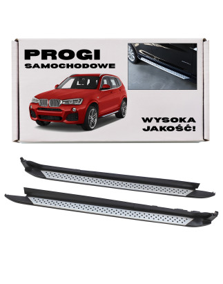 BMW X3 F25 2010-2017 PEDANE LATERALI SOTTOPORTA (Cod. AP-171_A4x4)