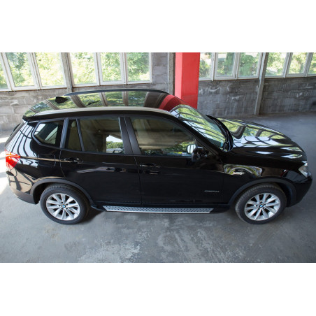 BMW X3 F25 2010-2017 PEDANE LATERALI SOTTOPORTA (Cod. AP-171_A4x4)