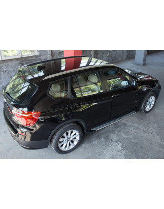 BMW X3 F25 2010-2017 PEDANE LATERALI SOTTOPORTA (Cod. AP-171_A4x4)