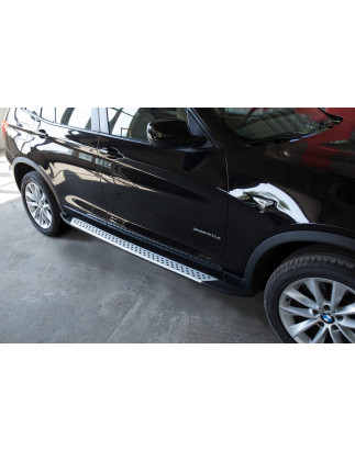 BMW X3 F25 2010-2017 PEDANE LATERALI SOTTOPORTA (Cod. AP-171_A4x4)