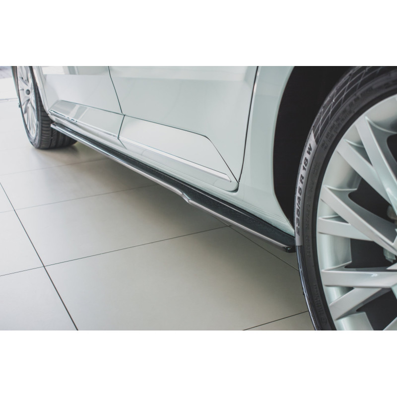 Diffusori minigonne Skoda Superb Liftback / Combi Mk3 Facelift (Cod. M-SK-SU-3F-SD1G)