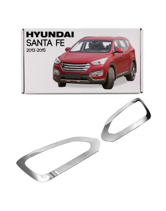 HYUNDAI SANTA FE 2013-2015 CORNICI DECORATIVE FENDINEBBIA ANTERIORI (Cod. AP-230_A4x4)