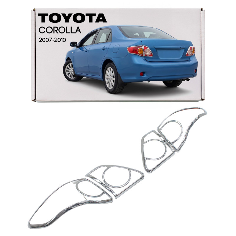 TOYOTA COROLLA 2007-2010 berlina PRE-RESTYLING OUTLET CORNICI FANALI POSTERIORI (Cod. AP-248_A4x4) TOYOTA COROLLA 2007-2010 berlina PRE-RESTYLING OUTLET CORNICI FANALI POSTERIORI (Cod. AP-248_A4x4)