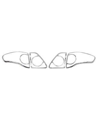 TOYOTA COROLLA 2007-2010 berlina PRE-RESTYLING OUTLET CORNICI FANALI POSTERIORI (Cod. AP-248_A4x4)