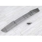 SKODA FABIA II 5J 2010-2014 RESTYLING OUTLET MASCHERINA IN ALLUMINIO (Cod. AP-317_A4x4)