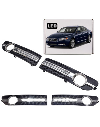 VOLVO S80 II 2009-2013 LUCI DIURNE LED DRL 12W (Cod. AP-399_A4x4)