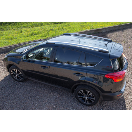 TOYOTA RAV4 IV XA40 2013-2018 BARRE LONGITUDINALI TETTO ARGENTO OEM PT27842131 (Cod. AP-416_A4x4)