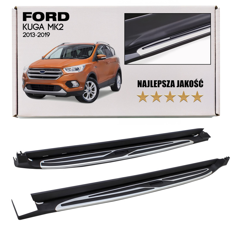 FORD KUGA MK2 II 2013-2019 PEDANE LATERALI SOTTOPORTA OM (Cod. AP-417_A4x4)