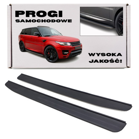 RANGE ROVER SPORT II L494 2013+ PEDANE LATERALI SOTTOPORTA (Cod. AP-419_2_A4x4)