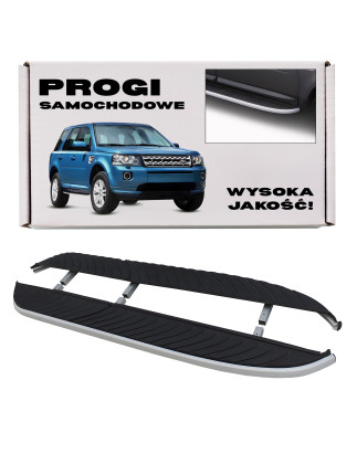 LAND ROVER FREELANDER II L359 2006-2014 PEDANE LATERALI SOTTOPORTA (Cod. AP-538_A4x4)