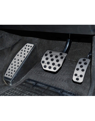 LAND ROVER DISCOVERY 4 L319 2009-2016 RIVESTIMENTI PER PEDALI APPLICATI CAMBIO AUTOMATICO (Cod. AP-2