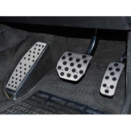 LAND ROVER DISCOVERY 4 L319 2009-2016 RIVESTIMENTI PER PEDALI APPLICATI CAMBIO AUTOMATICO (Cod. AP-2