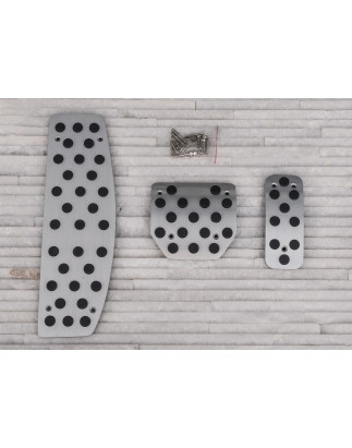 LAND ROVER DISCOVERY 4 L319 2009-2016 RIVESTIMENTI PER PEDALI APPLICATI CAMBIO AUTOMATICO (Cod. AP-2