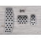 LAND ROVER DISCOVERY 4 L319 2009-2016 RIVESTIMENTI PER PEDALI APPLICATI CAMBIO AUTOMATICO (Cod. AP-2