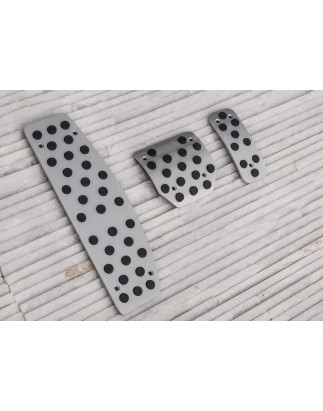 LAND ROVER DISCOVERY 4 L319 2009-2016 RIVESTIMENTI PER PEDALI APPLICATI CAMBIO AUTOMATICO (Cod. AP-2