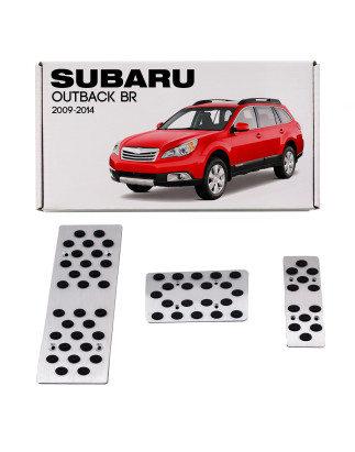 SUBARU OUTBACK IV BR 2009-2014 COPRIPEDALI CAMBIO AUTOMATICO PER PEDALI (Cod. AP-23183_A4x4)