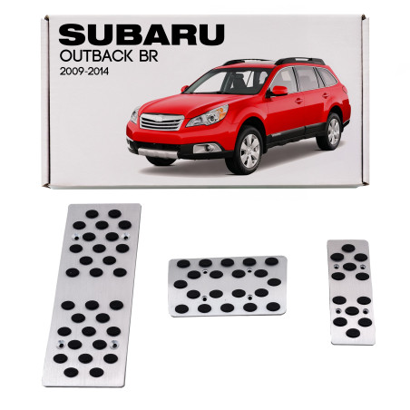 SUBARU OUTBACK IV BR 2009-2014 COPRIPEDALI CAMBIO AUTOMATICO PER PEDALI (Cod. AP-23183_A4x4)
