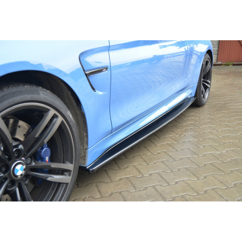 Diffusori minigonne V.1 BMW M4 F82 (Cod. M-BM-4-32-M-SD1G)