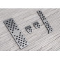 SKODA CAMBIO MANUALE RIVESTIMENTI PER PEDALI KIT (Cod. AP-23204_A4x4)