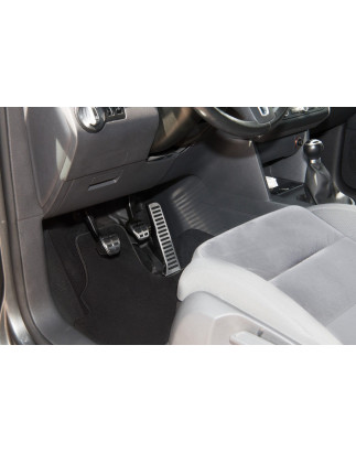 VOLKSWAGEN PASSAT B7 2010-2014 CAMBIO MANUALE RIVESTIMENTI PER PEDALI APPLICATI (Cod. AP-619_A4x4)