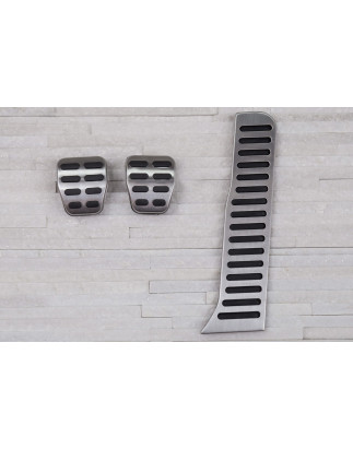VOLKSWAGEN PASSAT B7 2010-2014 CAMBIO MANUALE RIVESTIMENTI PER PEDALI APPLICATI (Cod. AP-619_A4x4)