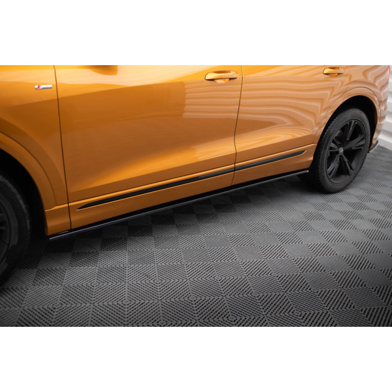 Diffusori minigonne  V.1 Audi Q8 / Q8 S-line / SQ8 Mk1  (Cod. M-AU-Q8-1-SLINE-SD1G)