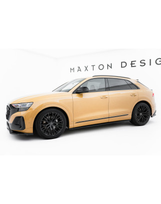 Diffusori minigonne  V.1 Audi Q8 / Q8 S-line / SQ8 Mk1  (Cod. M-AU-Q8-1-SLINE-SD1G)