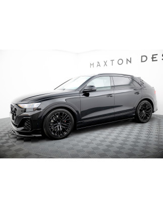 Diffusori minigonne  V.1 Audi Q8 / Q8 S-line / SQ8 Mk1  (Cod. M-AU-Q8-1-SLINE-SD1G)