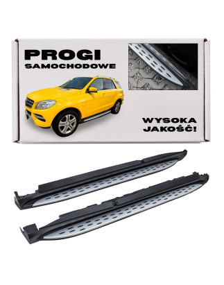 MERCEDES ML W166 2011-2015 PEDANE LATERALI SOTTOPORTA (Cod. AP-810_A4x4)