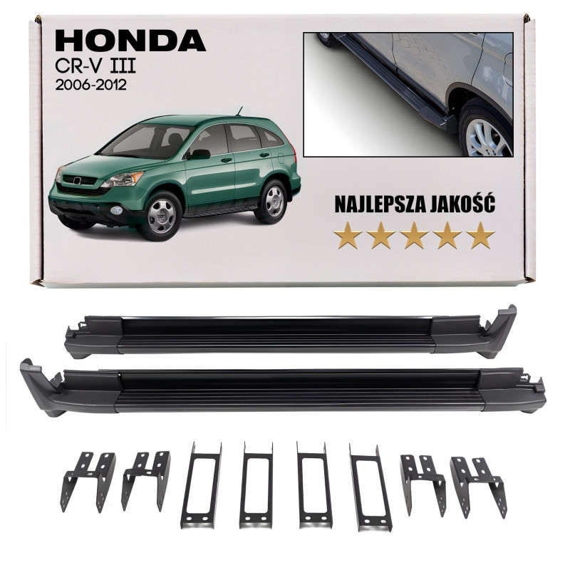 HONDA CR-V III 2006-2012 PEDANE LATERALI SOTTOPORTA (Cod. AP-821_A4x4)