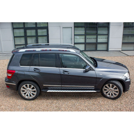 MERCEDES GLK X204 2008-2015 PEDANE LATERALI SOTTOPORTA A2046900675 (Cod. AP-825_A4x4)