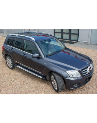 MERCEDES GLK X204 2008-2015 PEDANE LATERALI SOTTOPORTA A2046900675 (Cod. AP-825_A4x4)