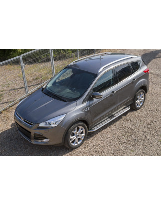 FORD KUGA MK2 II 2013-2019 PEDANE LATERALI SOTTOPORTA MODANATURE (Cod. AP-833_A4x4)