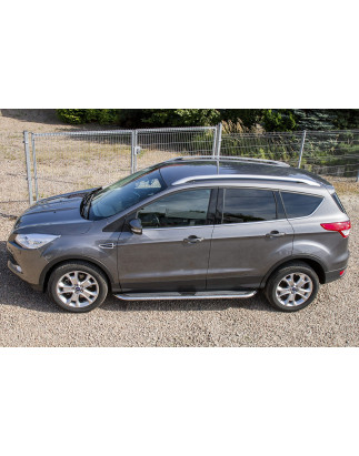FORD KUGA MK2 II 2013-2019 PEDANE LATERALI SOTTOPORTA MODANATURE (Cod. AP-833_A4x4)