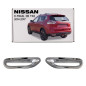 NISSAN X-TRAIL III T32 2014-2017 PRE-RESTYLING CORNICI FENDINEBBIA POSTERIORI (Cod. AP-843_A4x4)