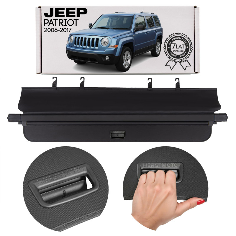 JEEP PATRIOT 2006-2017 CAPPELLIERA COPRIBAGAGLI NERA 82212687 (Cod. AP-872_2_A4x4)