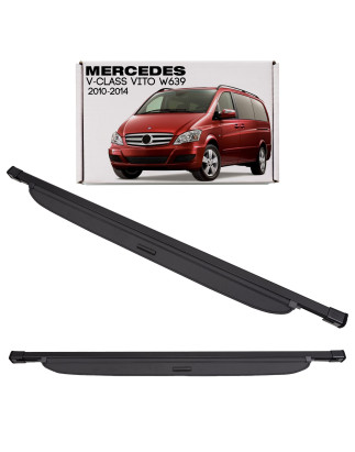 MERCEDES V-CLASS VITO II W639 2010-2014 RESTYLING CAPPELLIERA COPRIBAGAGLI NERA A6398100109 (Cod. AP