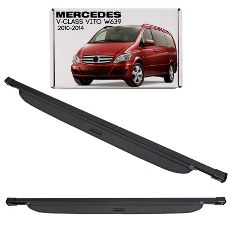 MERCEDES V-CLASS VITO II W639 2010-2014 RESTYLING CAPPELLIERA COPRIBAGAGLI NERA A6398100109 (Cod. AP