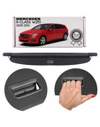 MERCEDES R-CLASS W251 2005-2013 CAPPELLIERA COPRIBAGAGLI NERA A2518100109 (Cod. AP-878_A4x4)