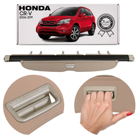HONDA CR-V III 2006-2011 CAPPELLIERA COPRIBAGAGLI BEIGE 08Z07-SWA-121 (Cod. AP-886_A4x4)