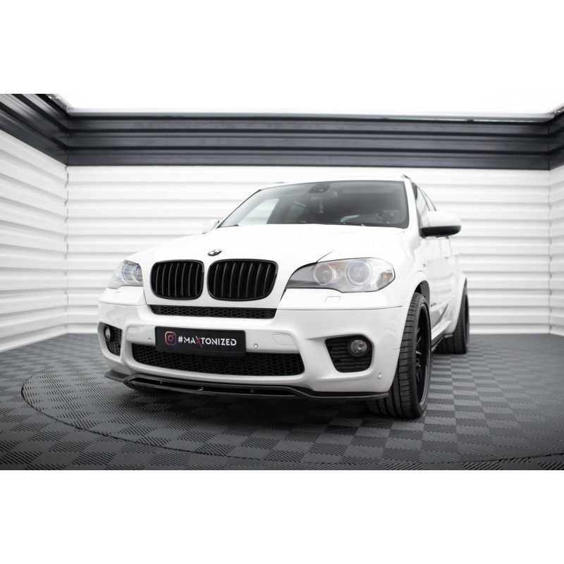SPLITTER ANTERIORE for BMW X5 E70 Facelift M-pack (Cod. M-BM-X5-70F-MPACK-FD1+FD1RG)