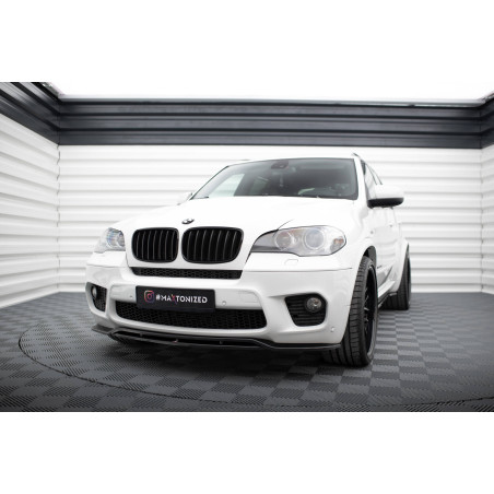 SPLITTER ANTERIORE for BMW X5 E70 Facelift M-pack (Cod. M-BM-X5-70F-MPACK-FD1+FD1RG)