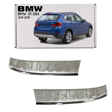 BMW X1 E E84 2011-2015 PROTETTIVA MODANATURA SOTTOPORTA BAGAGLIAIO (Cod. AP-1086_A4x4)