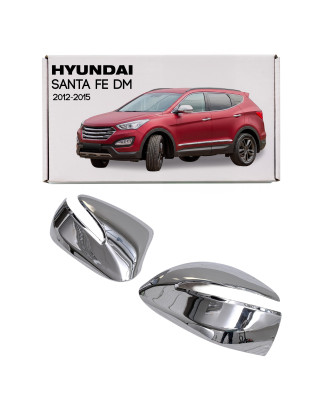 HYUNDAI SANTA FE III DM 2012-2015 PRE-RESTYLING CALOTTE SPECCHI CROMATE OUTLET (Cod. AP-1115_A4x4)