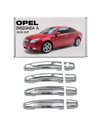 OPEL INSIGNIA A 2008-2017 DECORATIVE RIVESTIMENTI MANIGLIE (Cod. AP-1121_A4x4)